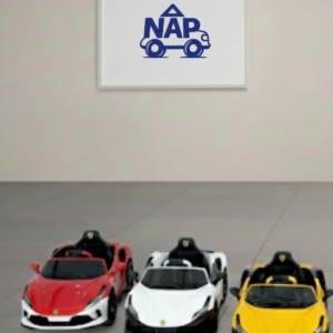 Luxury Ride-On Sports Car – Ferrari Style (2-Color Edition)